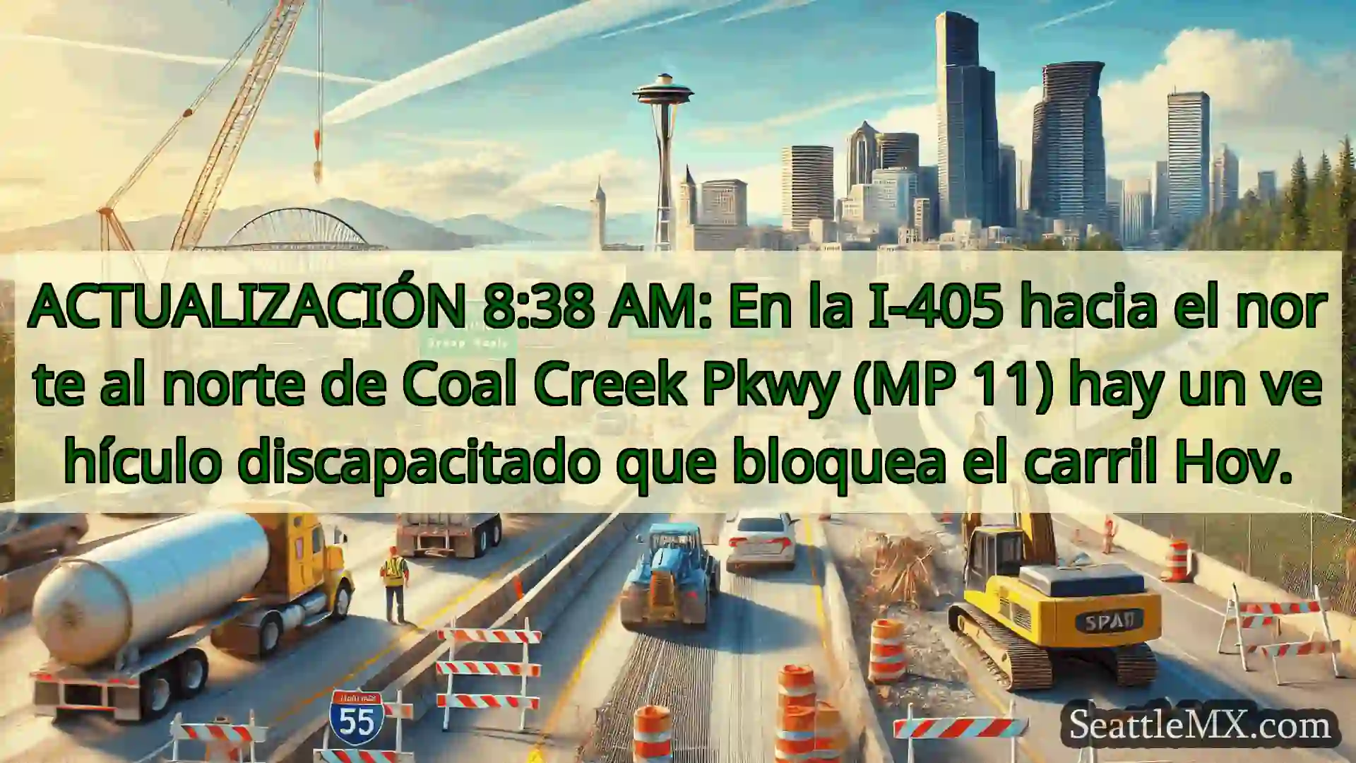 Noticias de transporte de Seattle ACTUALIZACIÓN 8:38 AM: En la I-405