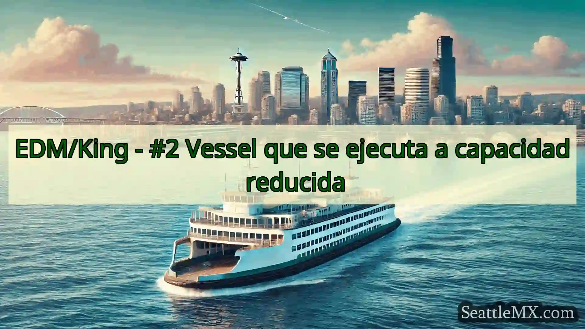 noticias del ferry de seattle EDM/King - #2 Vessel que se