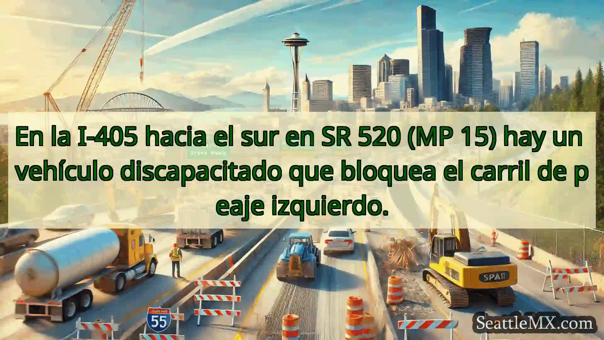 Noticias de transporte de Seattle En la I-405 hacia el sur en SR 520