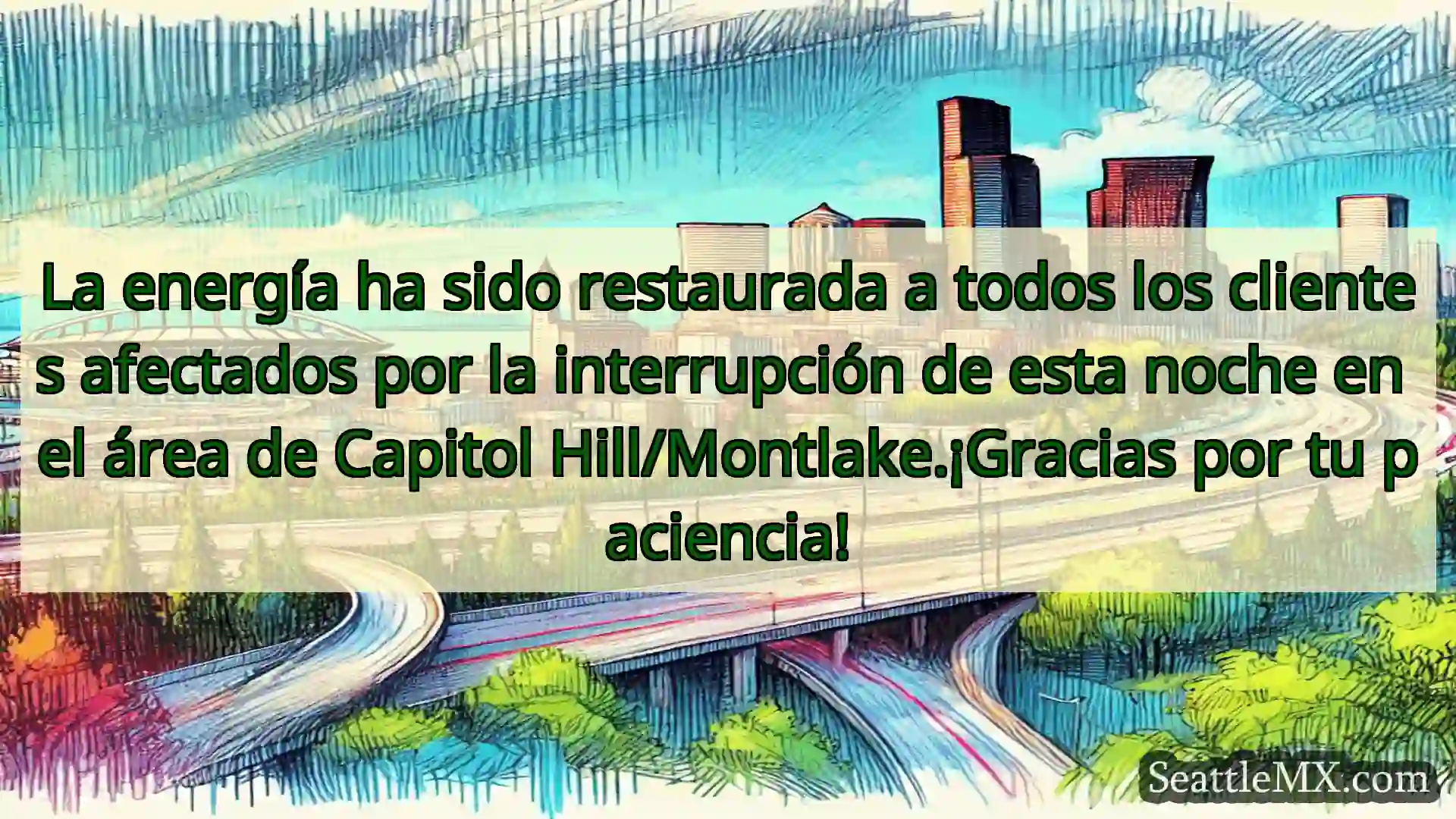 Noticias de transporte de Seattle La energía ha sido restaurada a