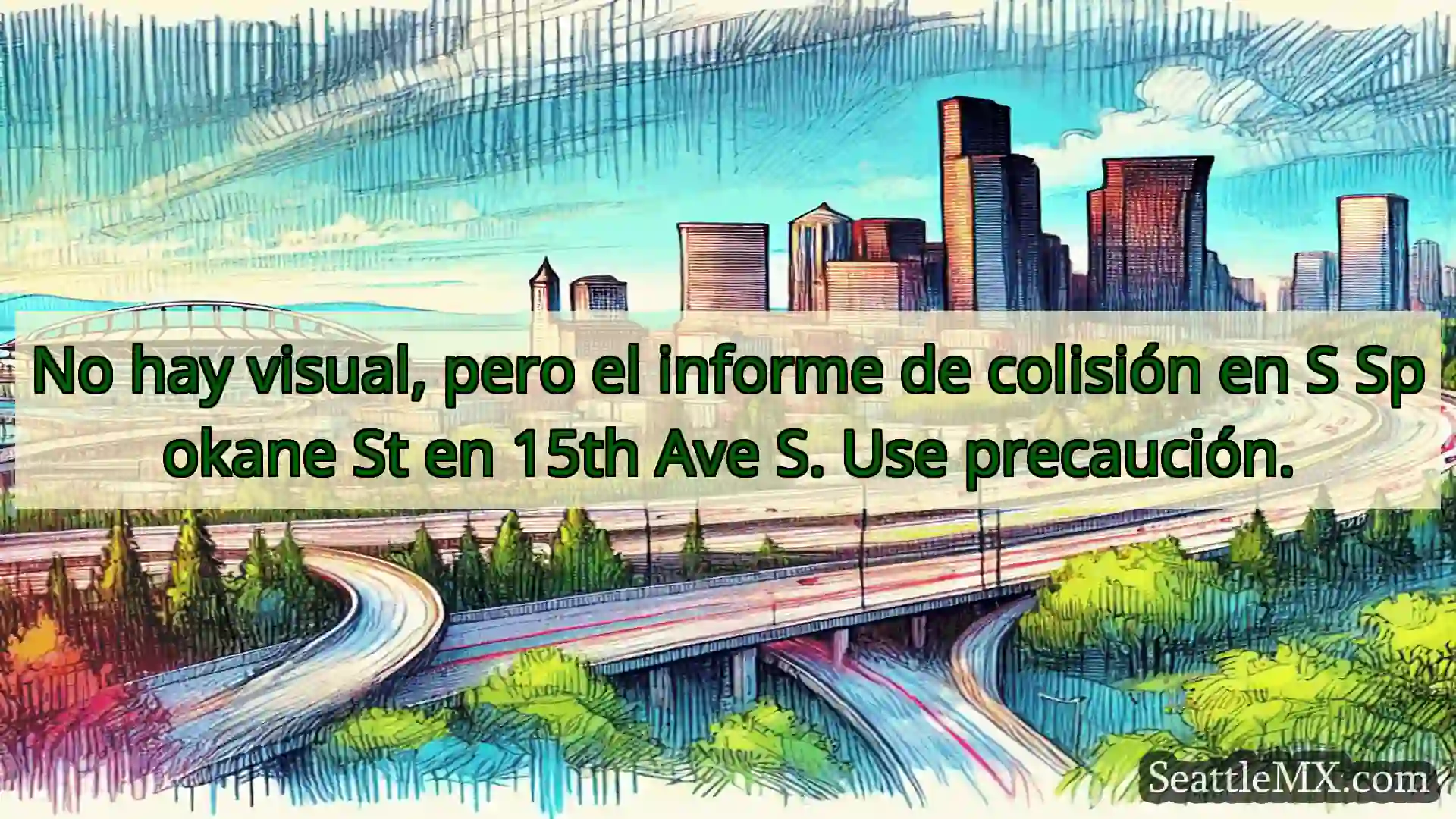 Noticias de transporte de Seattle No hay visual, pero el informe de