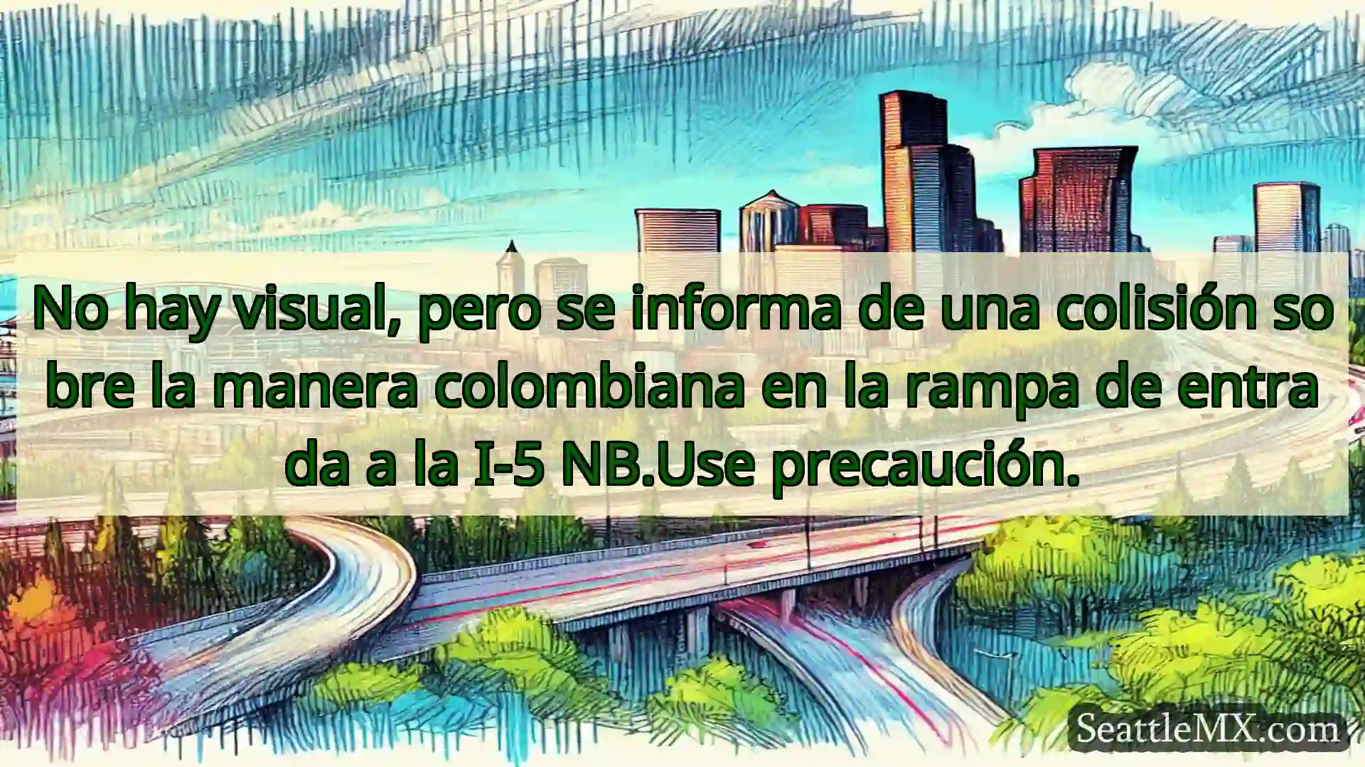 Noticias de transporte de Seattle No hay visual, pero se informa de