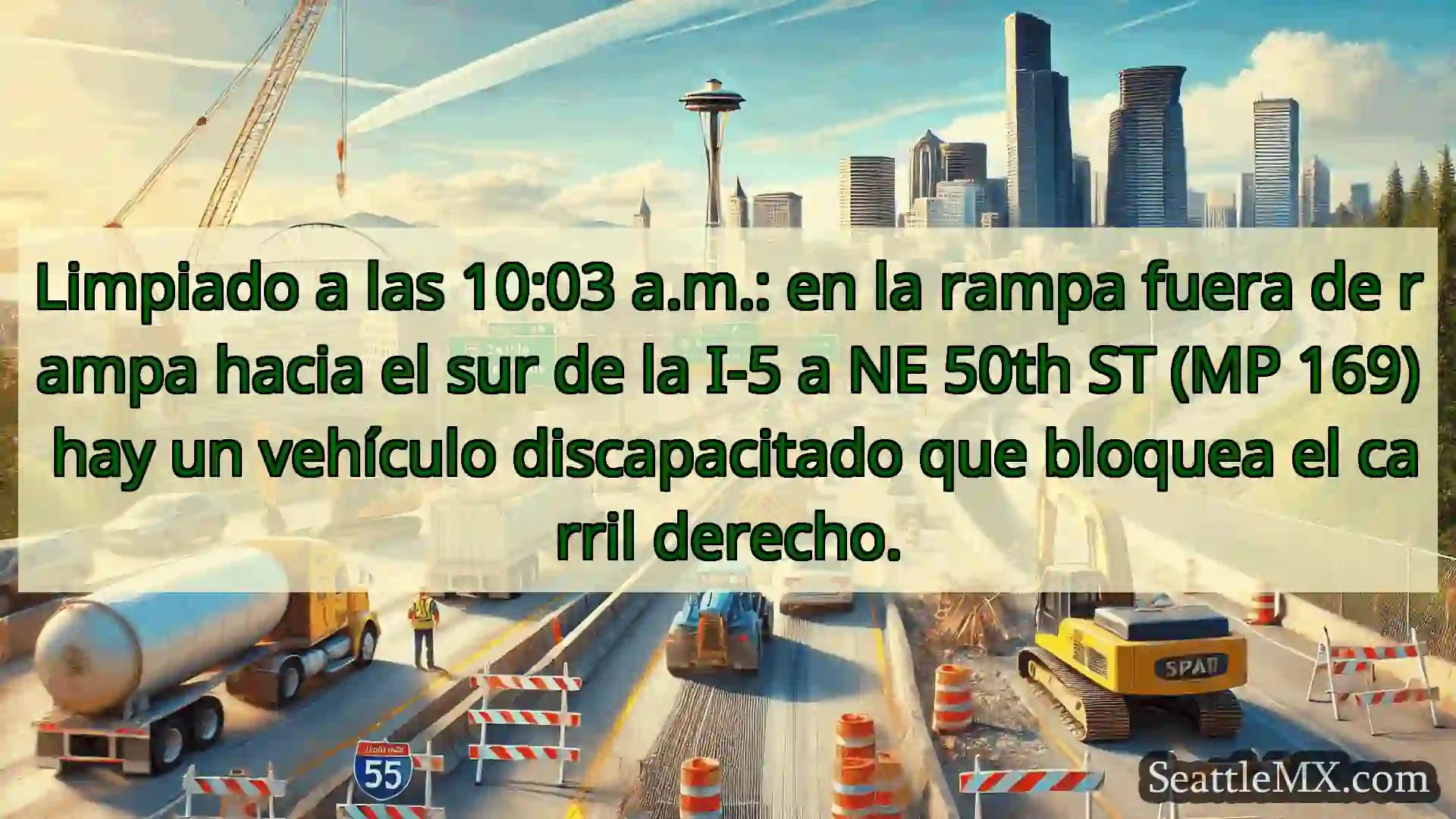 Noticias de transporte de Seattle Limpiado a las 10:03 a.m.: en la