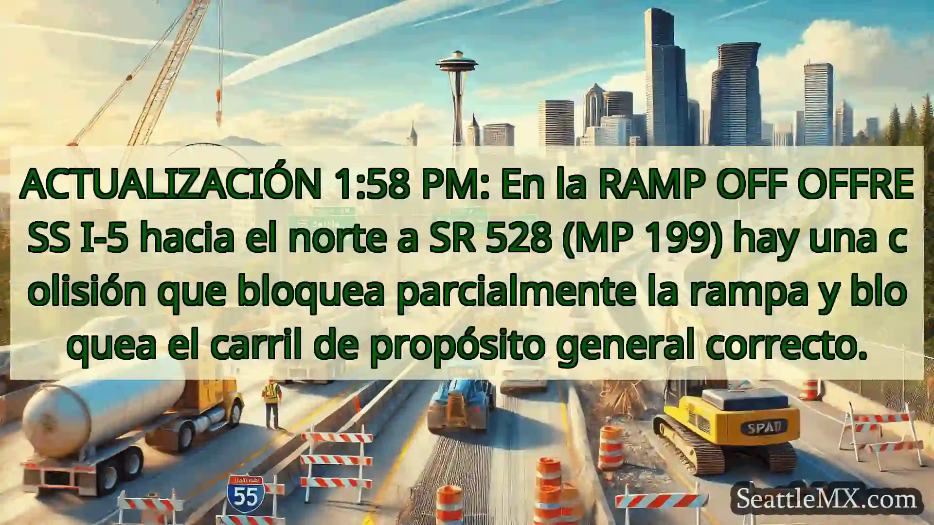Noticias de transporte de Seattle ACTUALIZACIÓN 1:58 PM: En la RAMP