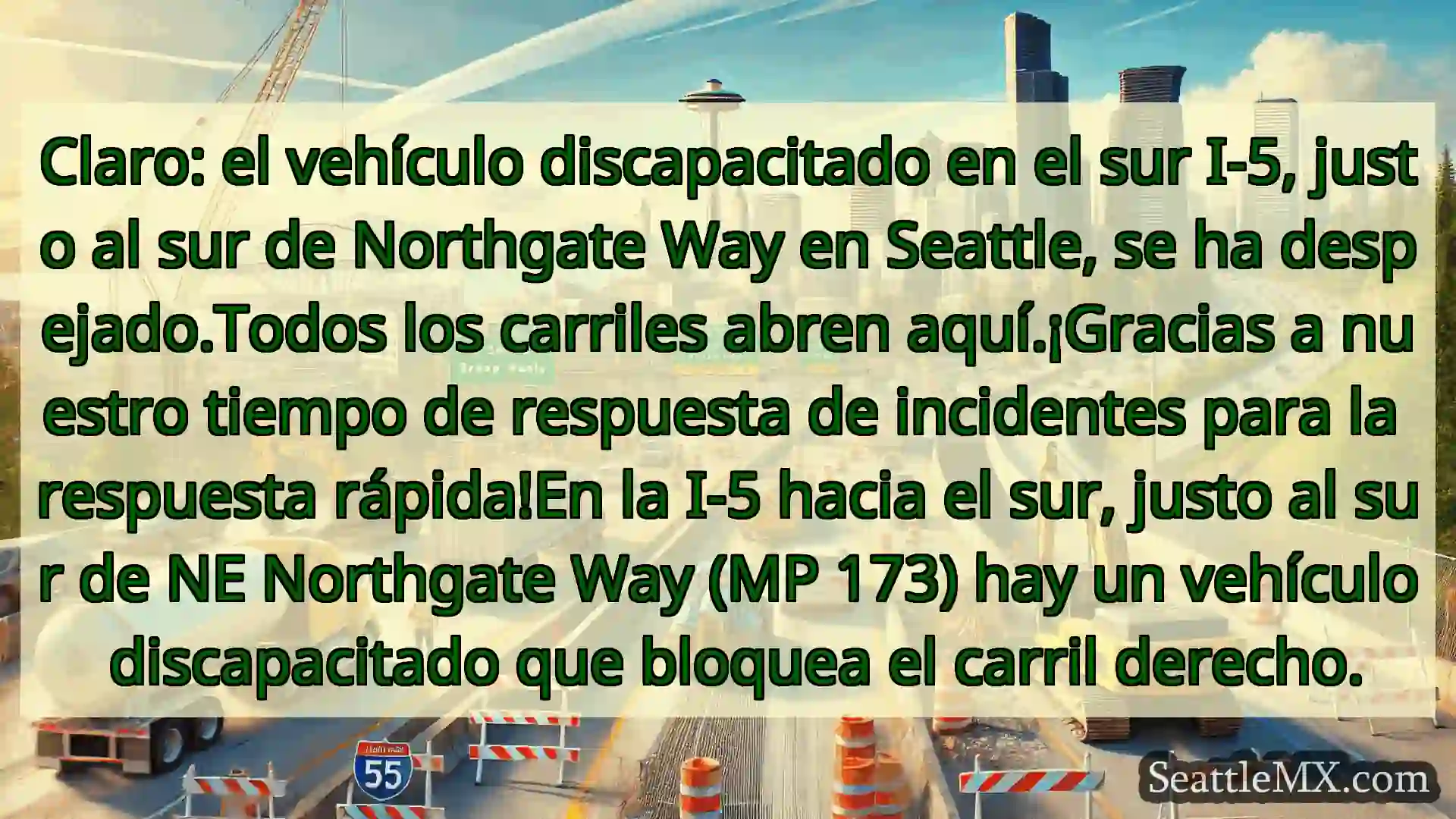 Noticias de transporte de Seattle Claro: el vehículo discapacitado