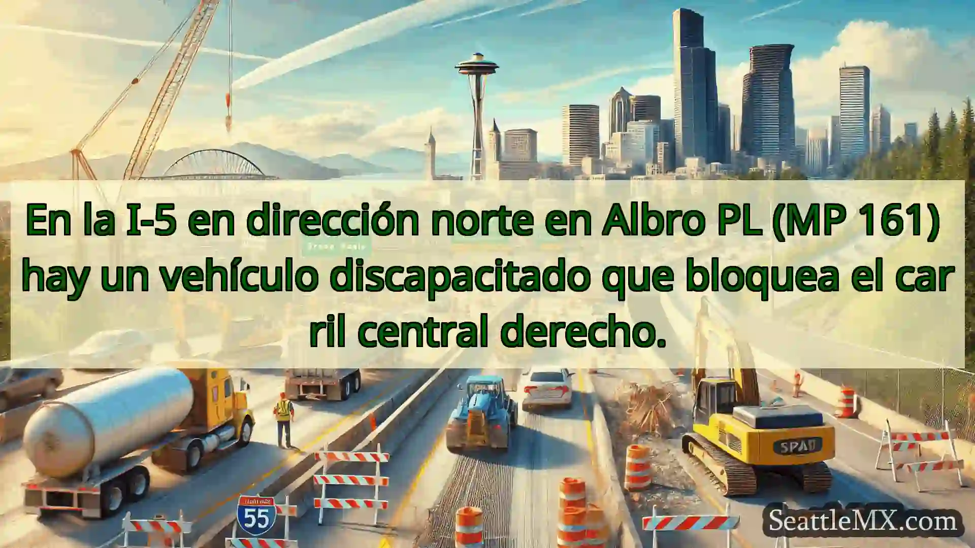 Noticias de transporte de Seattle En la I-5 en dirección norte en