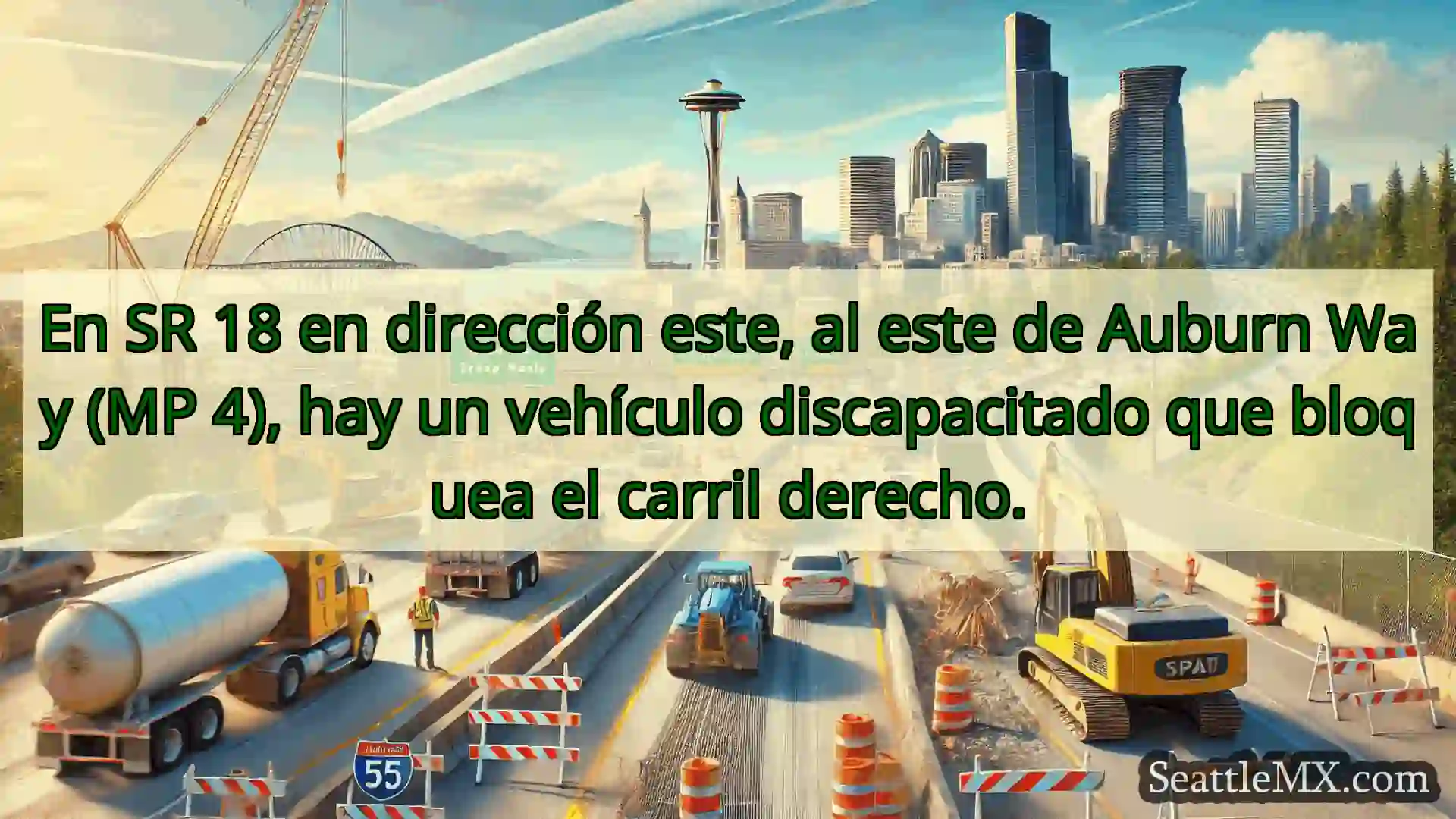Noticias de transporte de Seattle En SR 18 en dirección este, al
