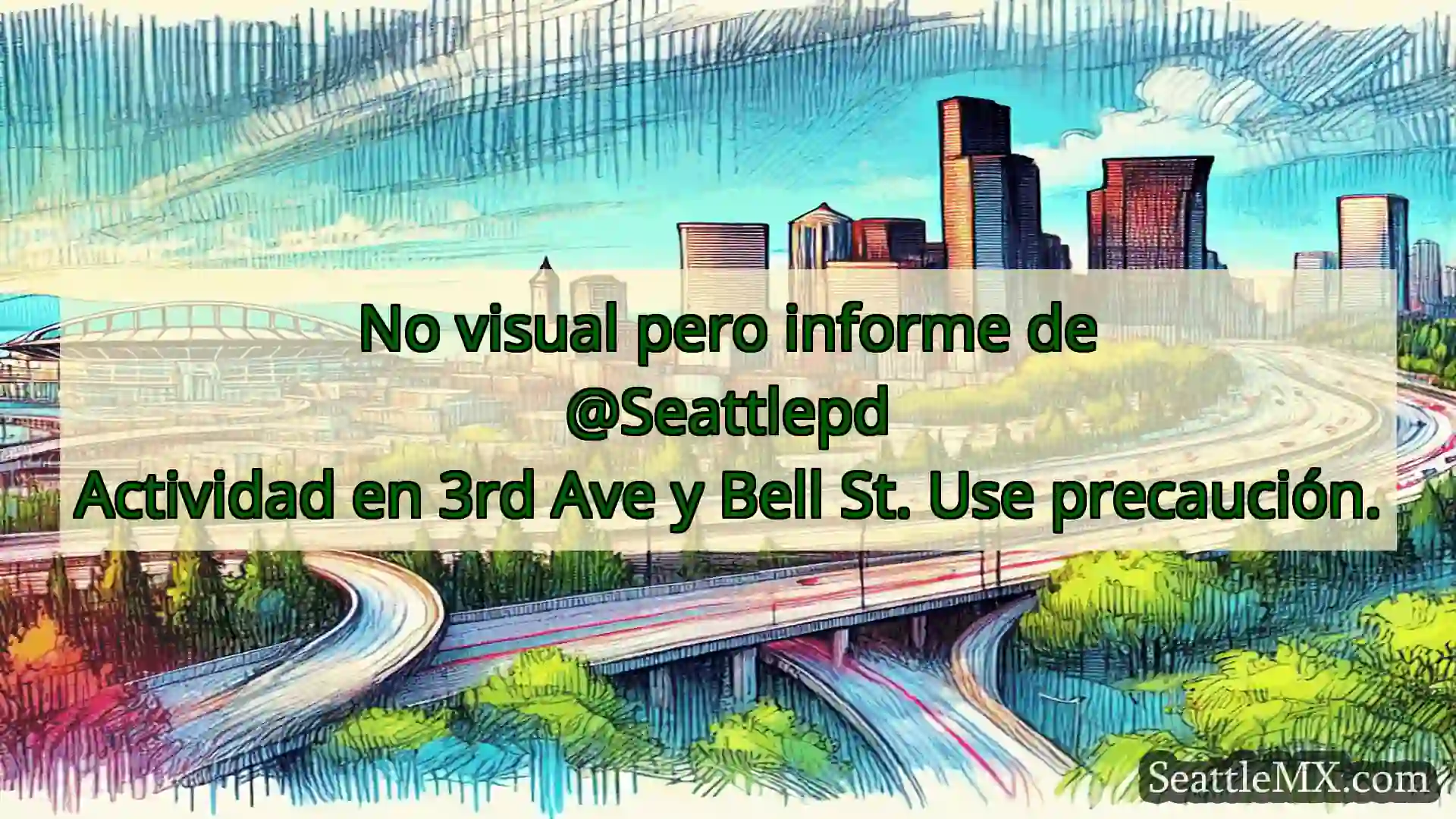 Noticias de transporte de Seattle No visual pero informe de