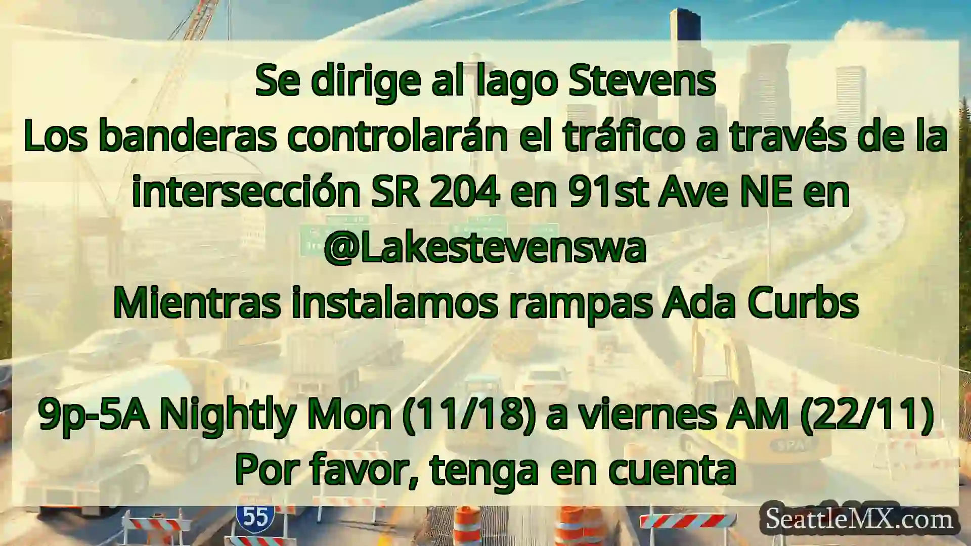 Noticias de transporte de Seattle Se dirige al lago Stevens