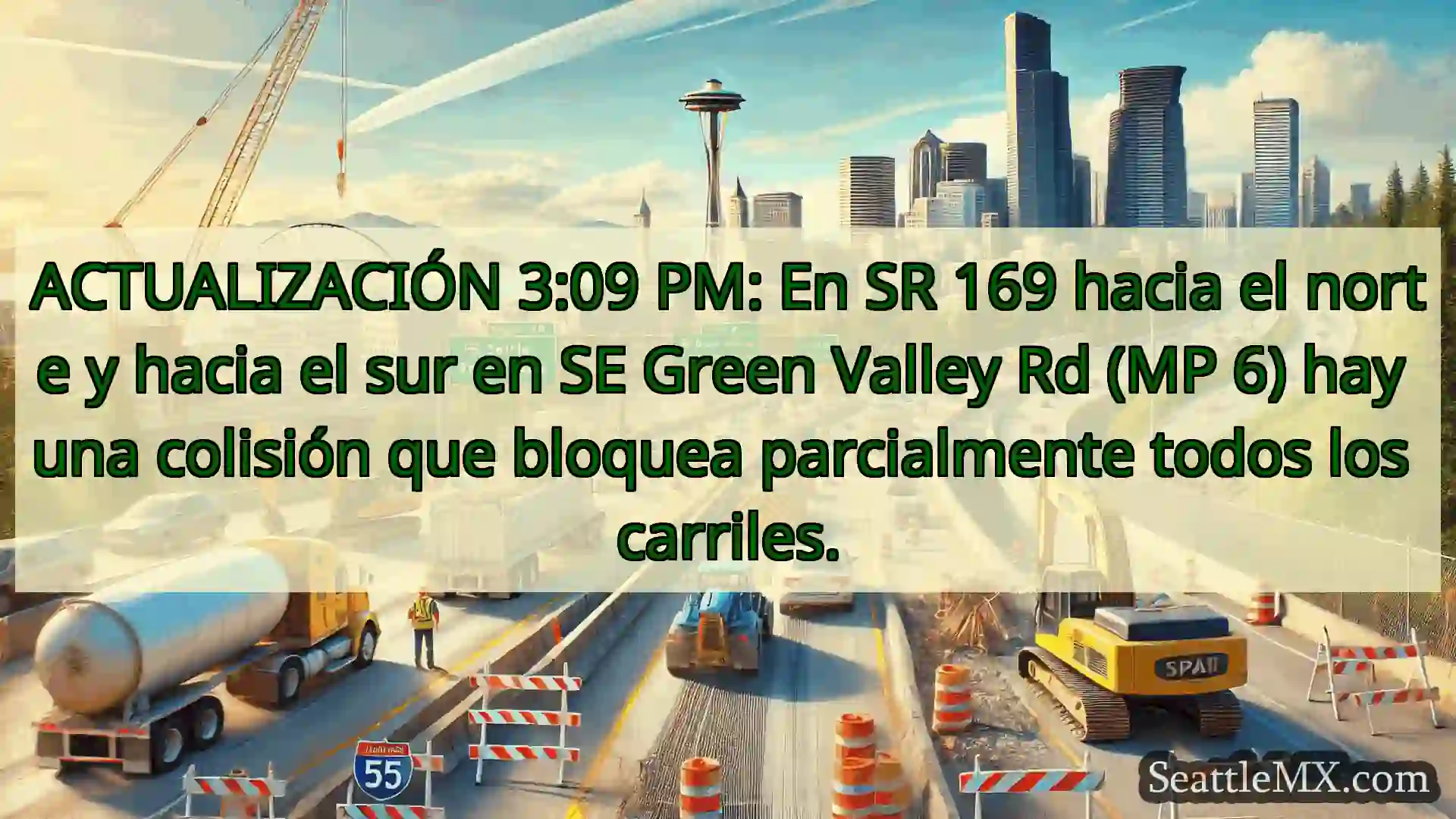 Noticias de transporte de Seattle ACTUALIZACIÓN 3:09 PM: En SR 169