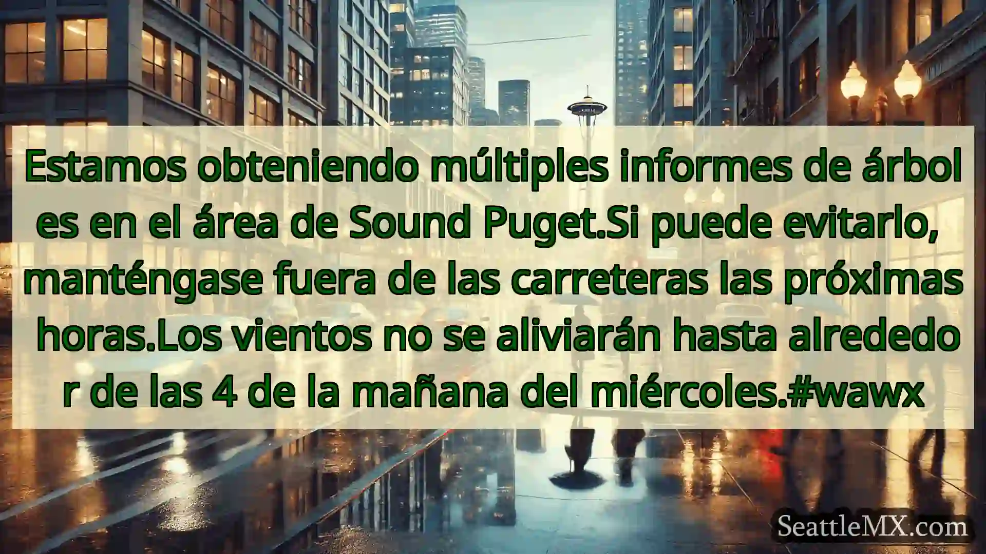noticias del tiempo en seattle Estamos obteniendo múltiples