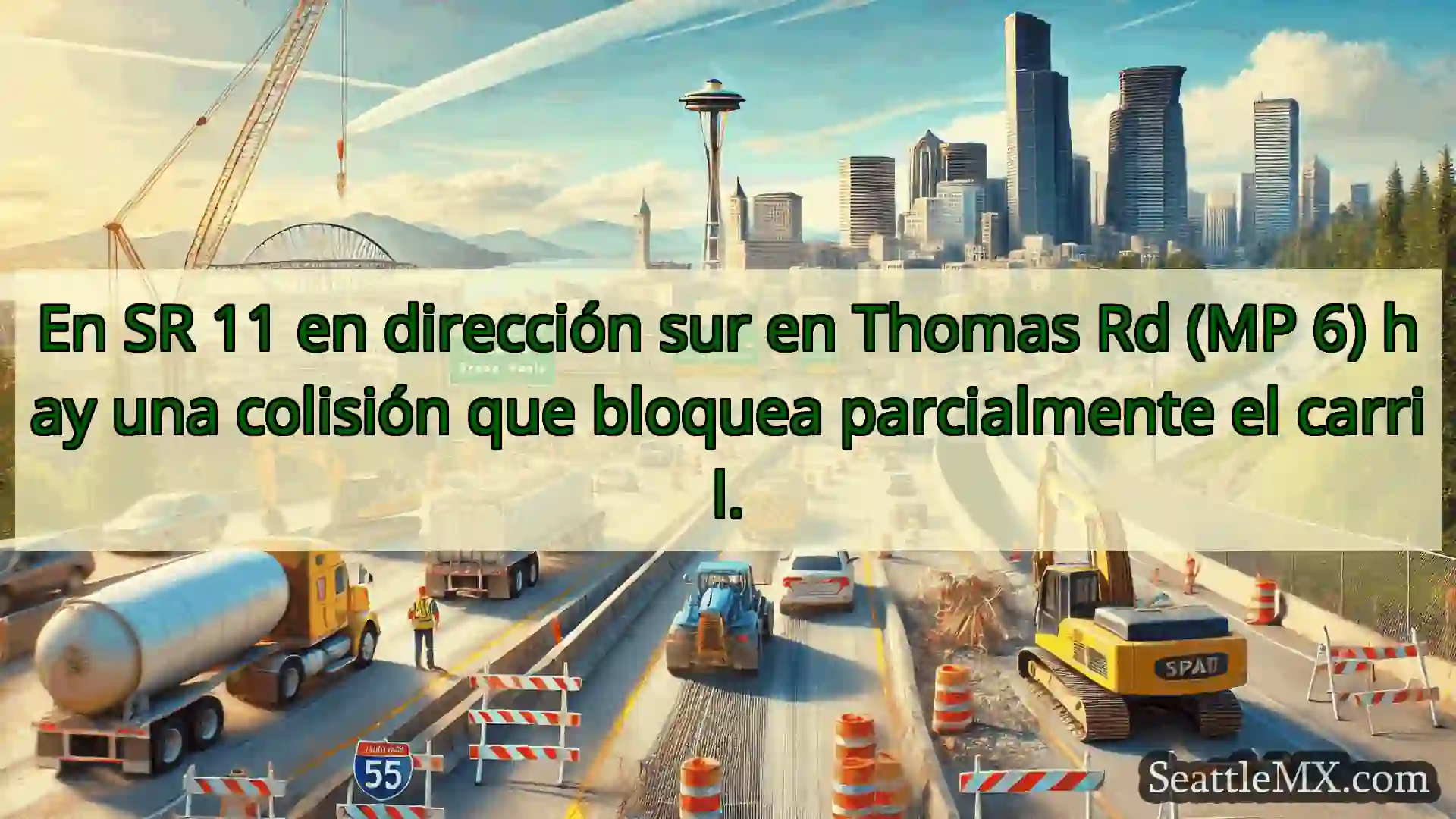 Noticias de transporte de Seattle En SR 11 en dirección sur en