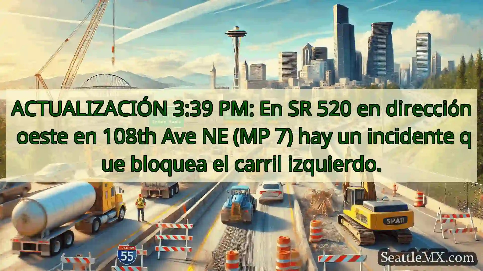 Noticias de transporte de Seattle ACTUALIZACIÓN 3:39 PM: En SR 520