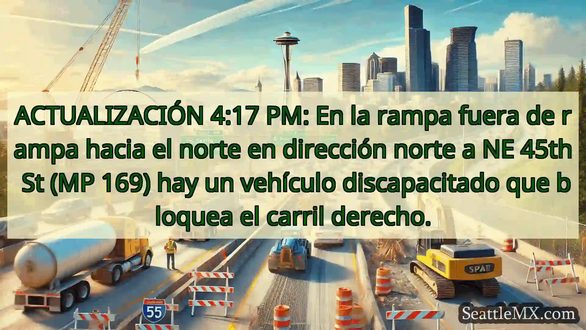 Noticias de transporte de Seattle ACTUALIZACIÓN 4:17 PM: En la rampa