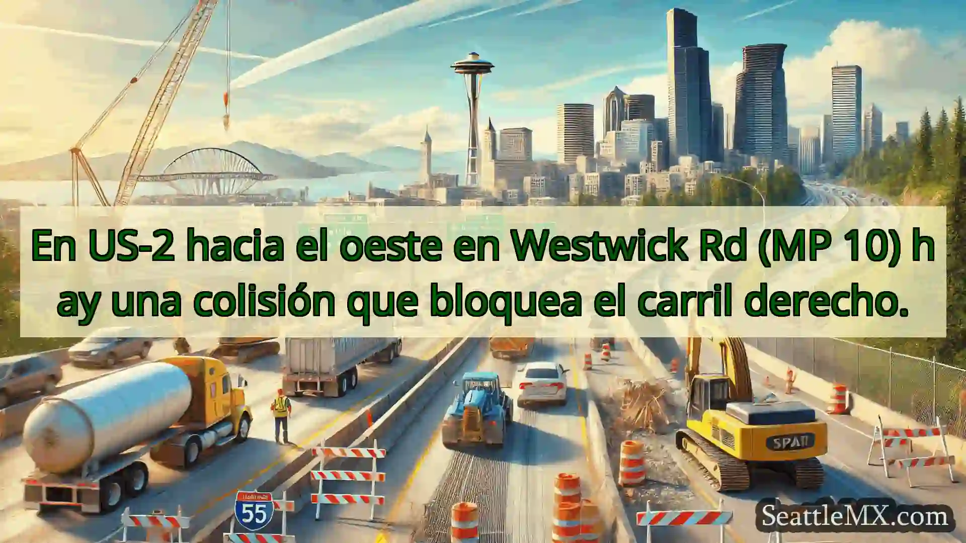 Noticias de transporte de Seattle En US-2 hacia el oeste en Westwick