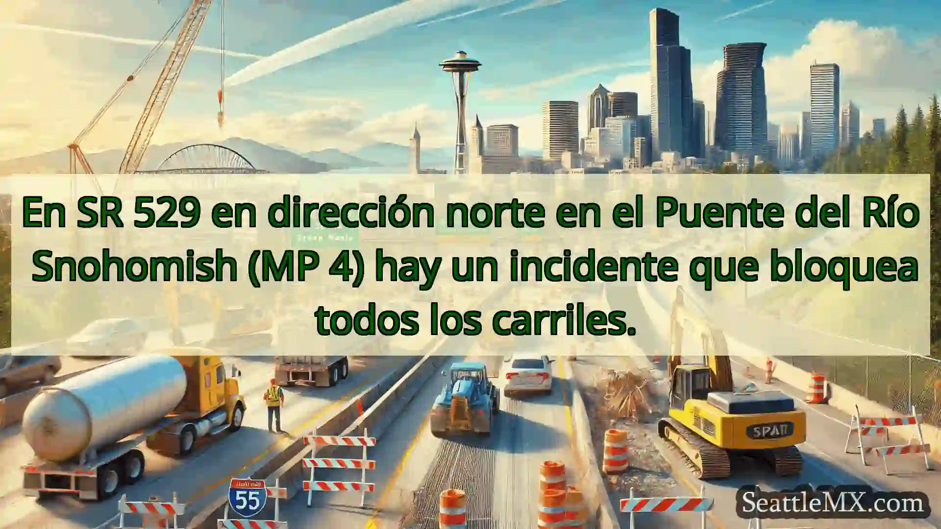 Noticias de transporte de Seattle En SR 529 en dirección norte en el