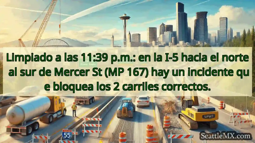 Noticias de transporte de Seattle Limpiado a las 11:39 p.m.: en la