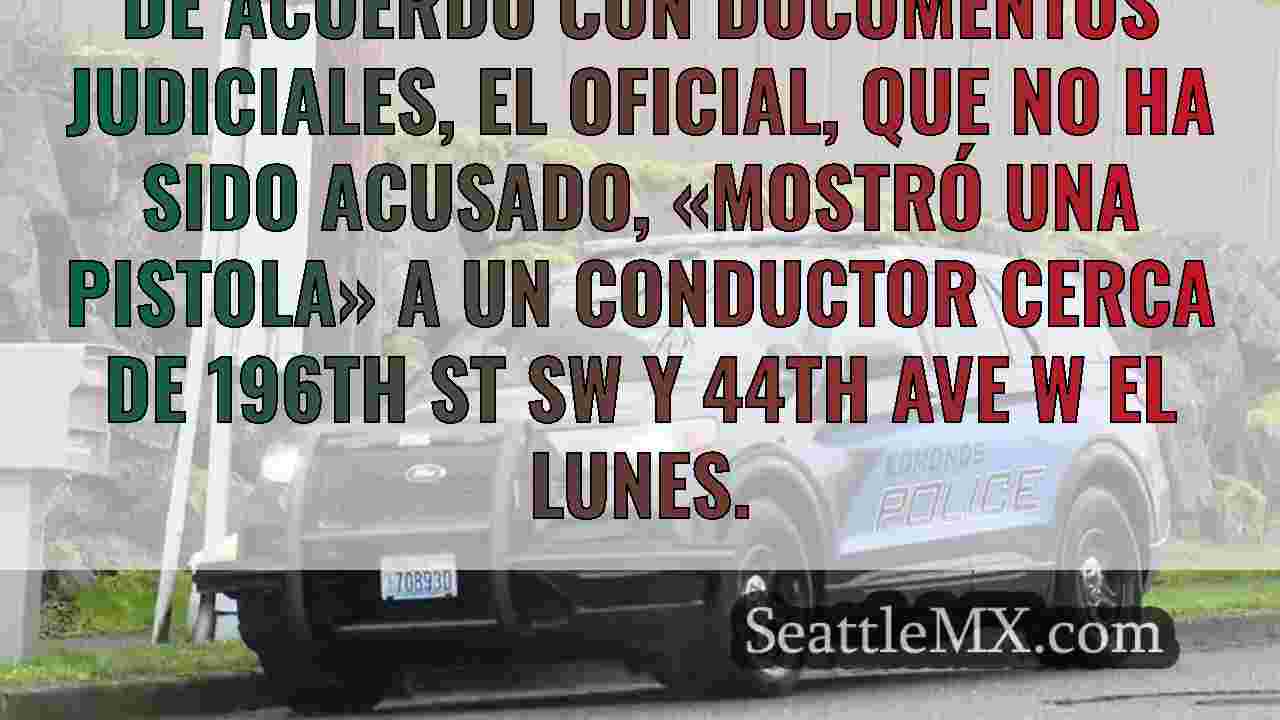 Detenido un policía de Edmonds fuera de