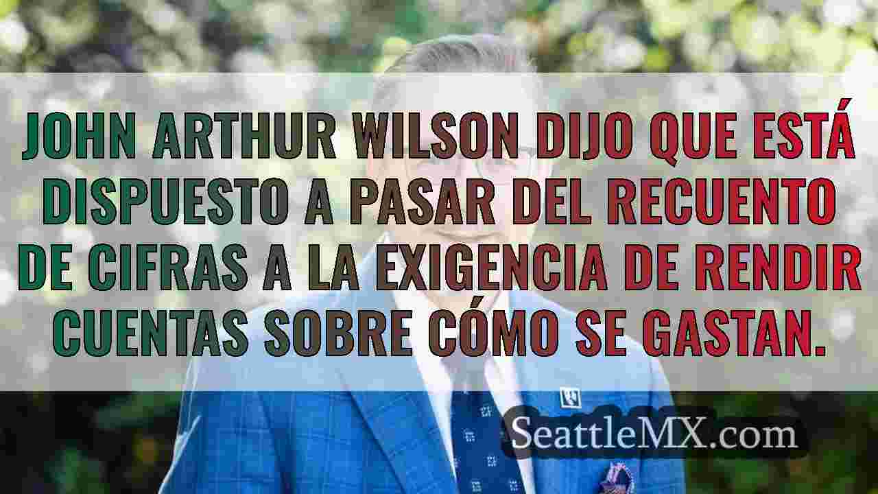 John Arthur Wilson quiere dar el salto
