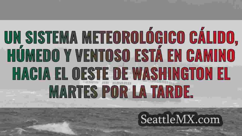 El tiempo cálido, húmedo y ventoso