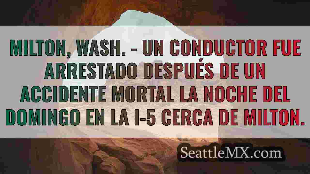 Conductor arrestado después de DUI