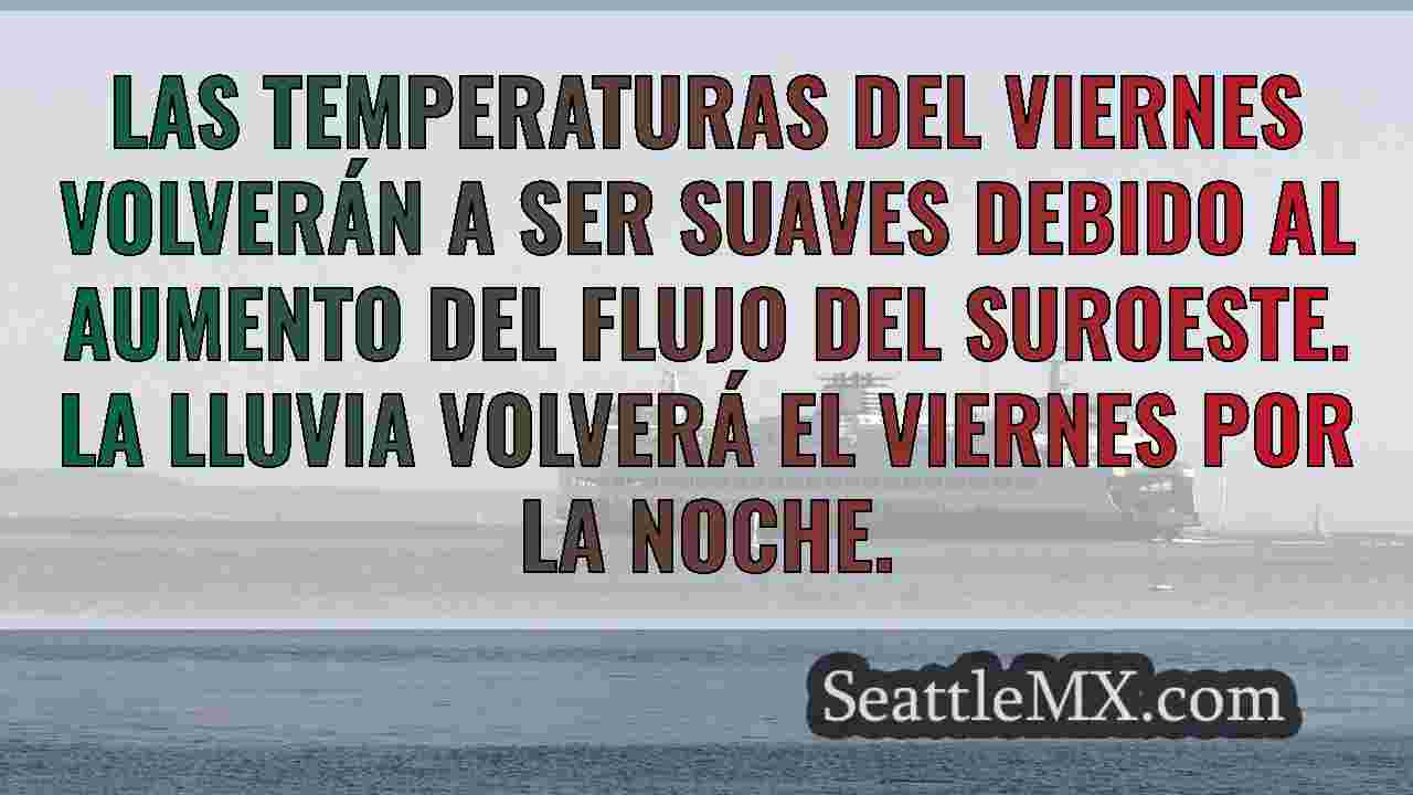 El tiempo en Seattle: Vuelven las