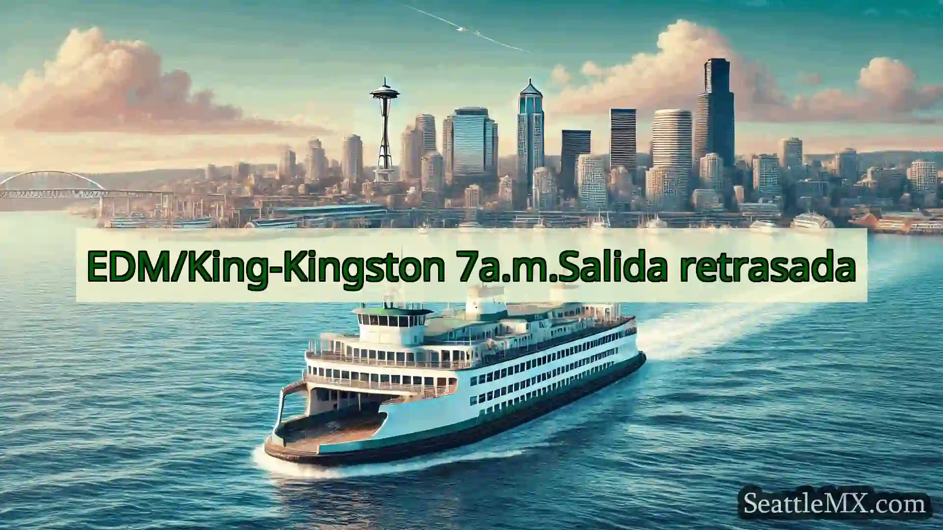 noticias del ferry de seattle EDM/King-Kingston 7a.m.Salida