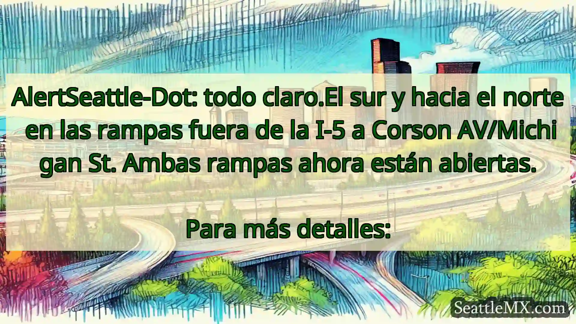 Noticias de transporte de Seattle AlertSeattle-Dot: todo claro.El
