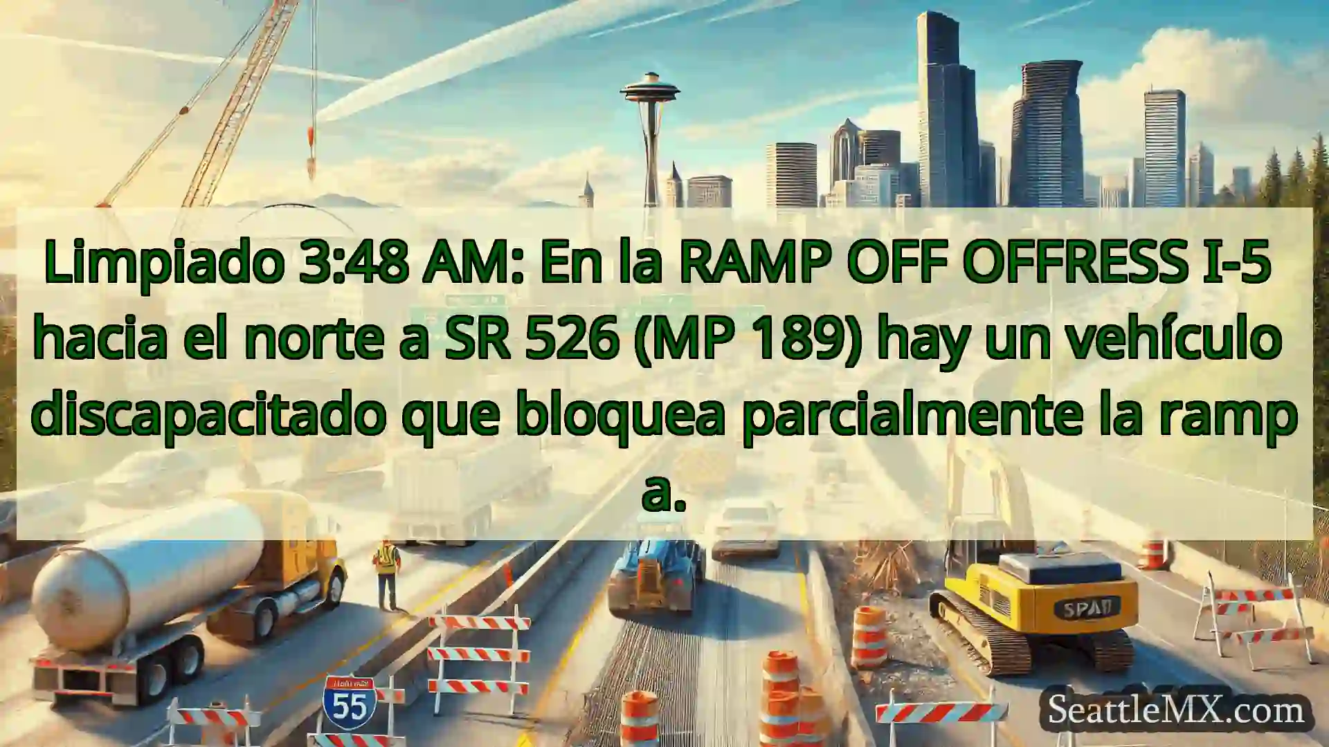 Noticias de transporte de Seattle Limpiado 3:48 AM: En la RAMP OFF