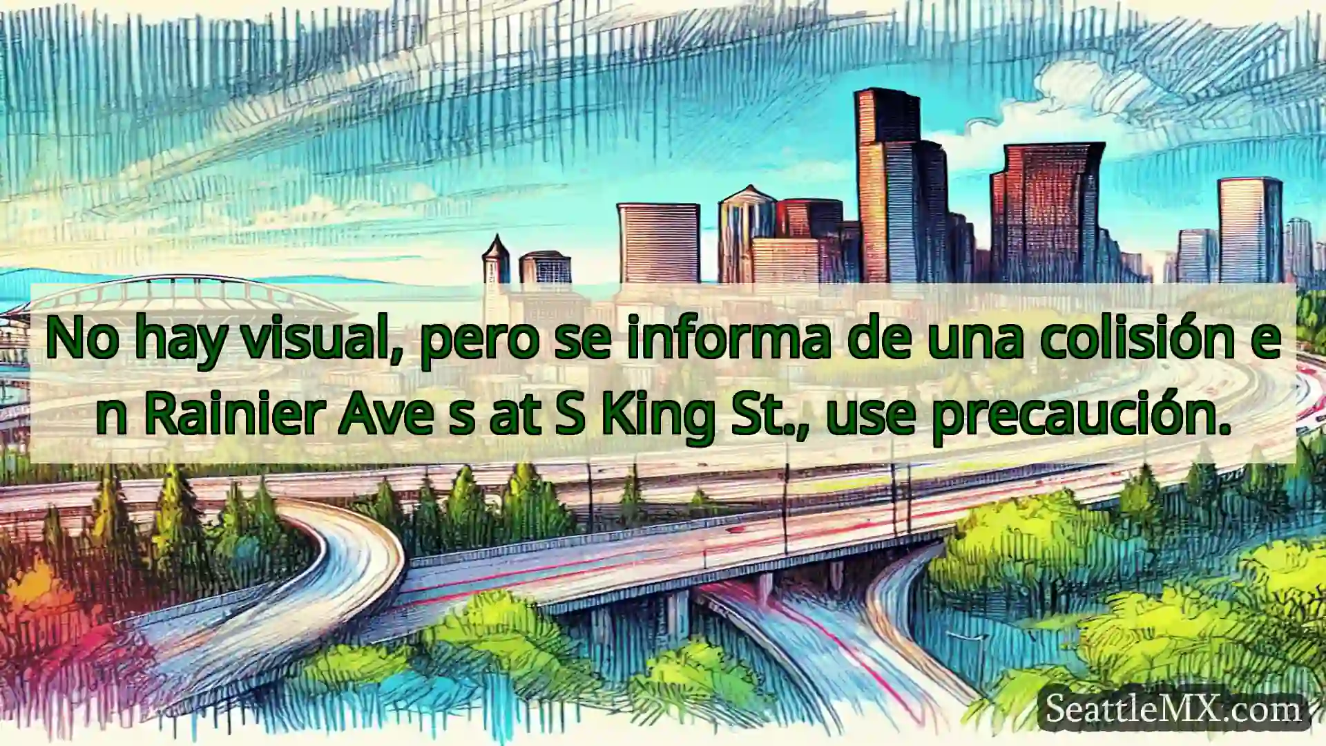 Noticias de transporte de Seattle No hay visual, pero se informa de