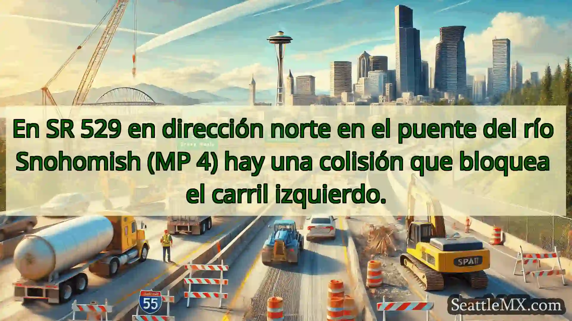 Noticias de transporte de Seattle En SR 529 en dirección norte en el