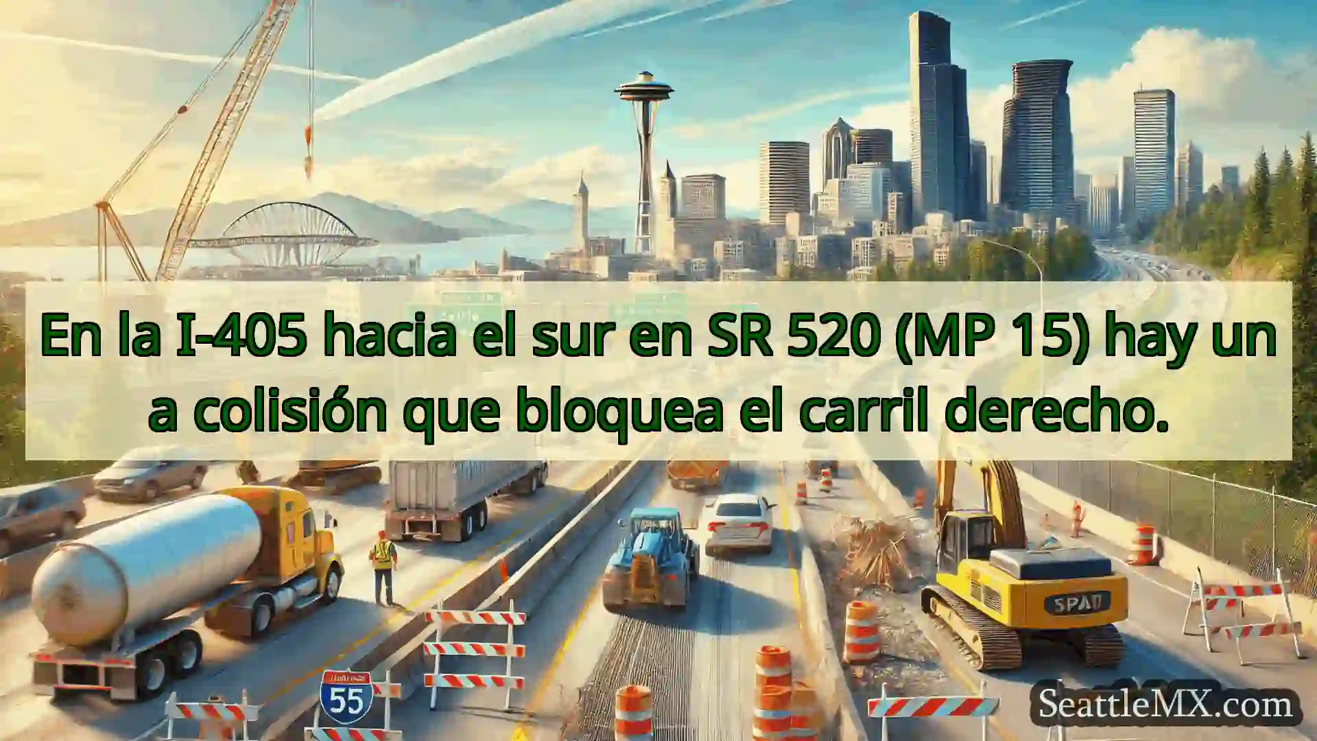 Noticias de transporte de Seattle En la I-405 hacia el sur en SR 520