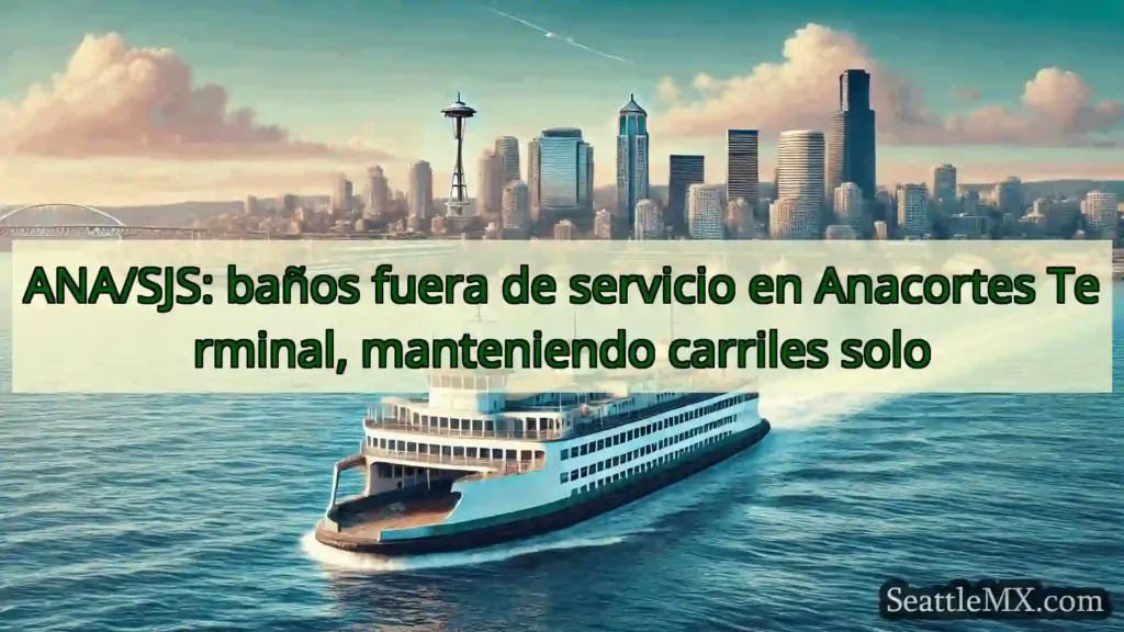 noticias del ferry de seattle ANA/SJS: baños fuera de servicio
