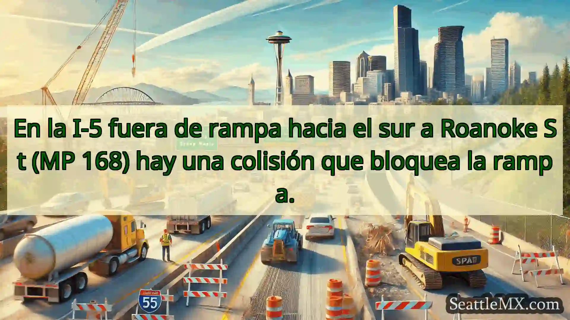 Noticias de transporte de Seattle En la I-5 fuera de rampa hacia el