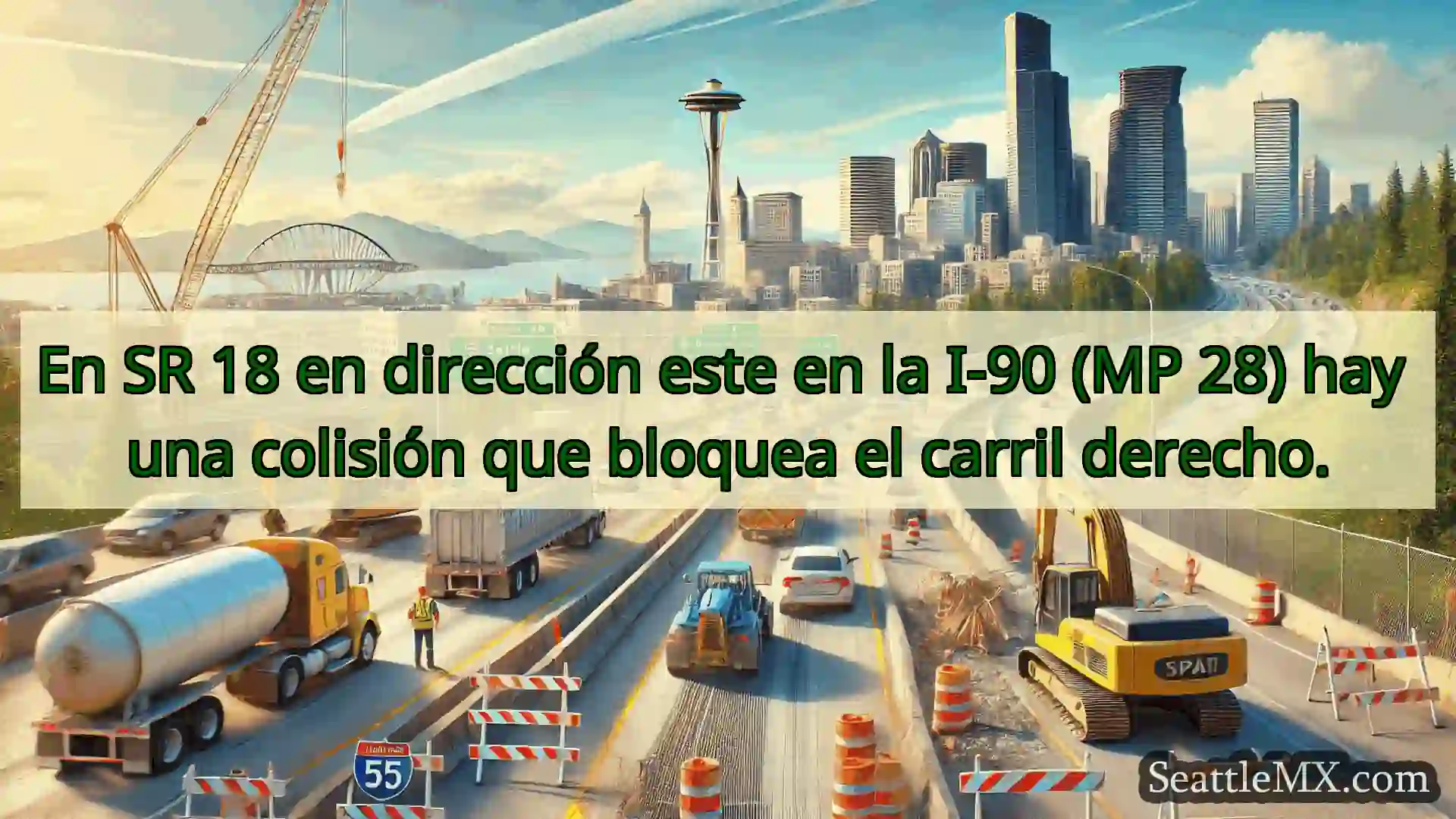 Noticias de transporte de Seattle En SR 18 en dirección este en la