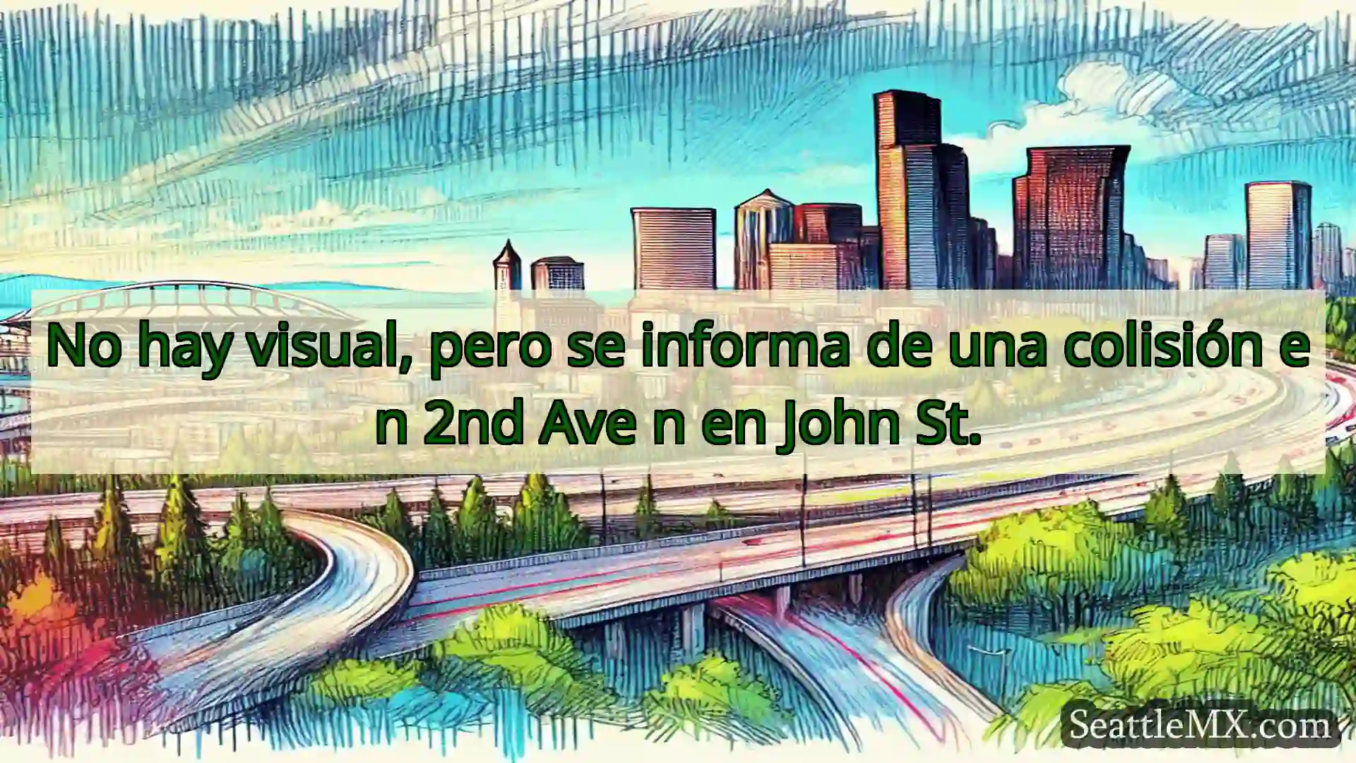 Noticias de transporte de Seattle No hay visual, pero se informa de