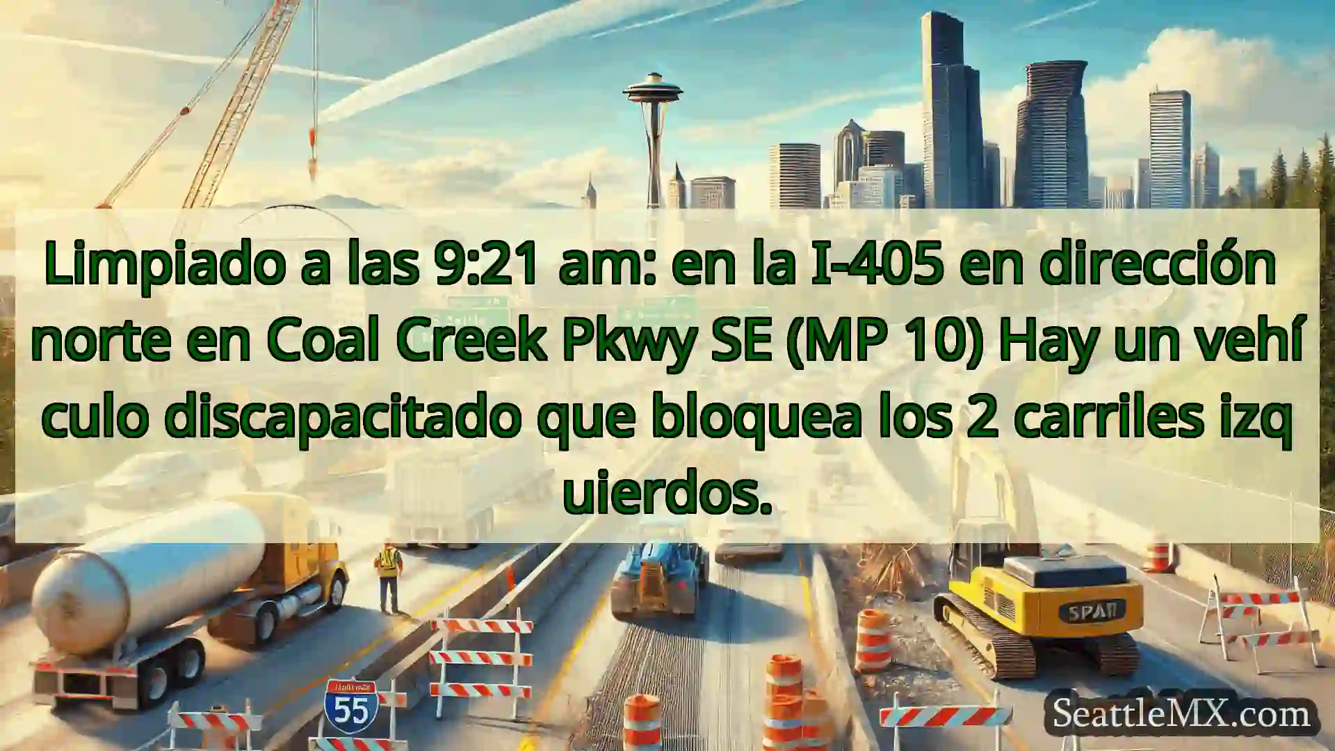 Noticias de transporte de Seattle Limpiado a las 9:21 am: en la