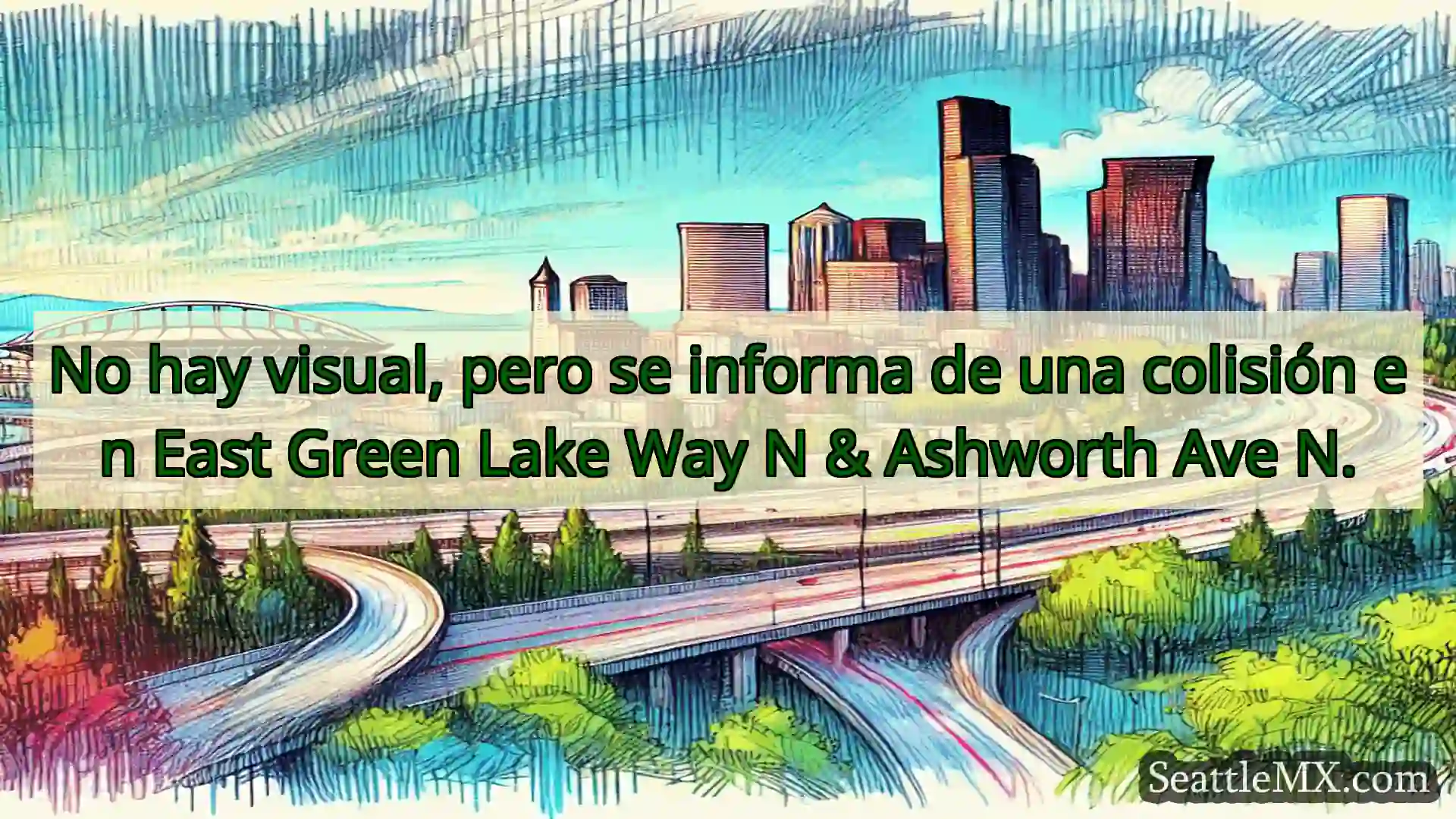 Noticias de transporte de Seattle No hay visual, pero se informa de