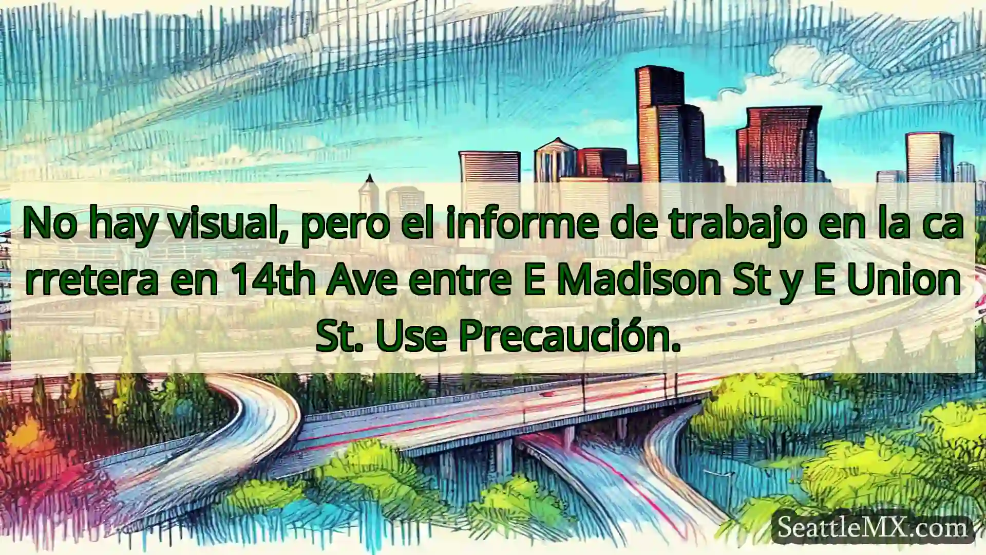 Noticias de transporte de Seattle No hay visual, pero el informe de