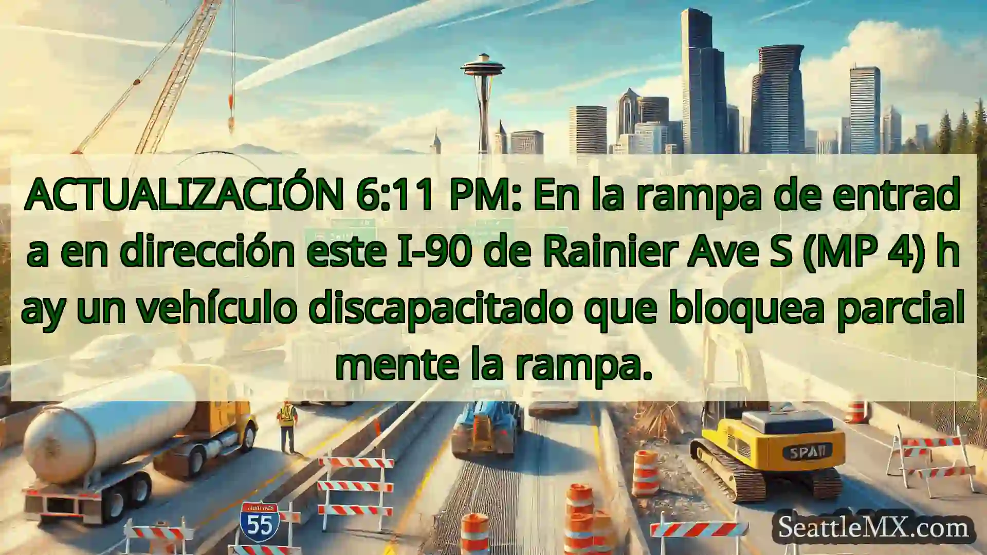 Noticias de transporte de Seattle ACTUALIZACIÓN 6:11 PM: En la rampa
