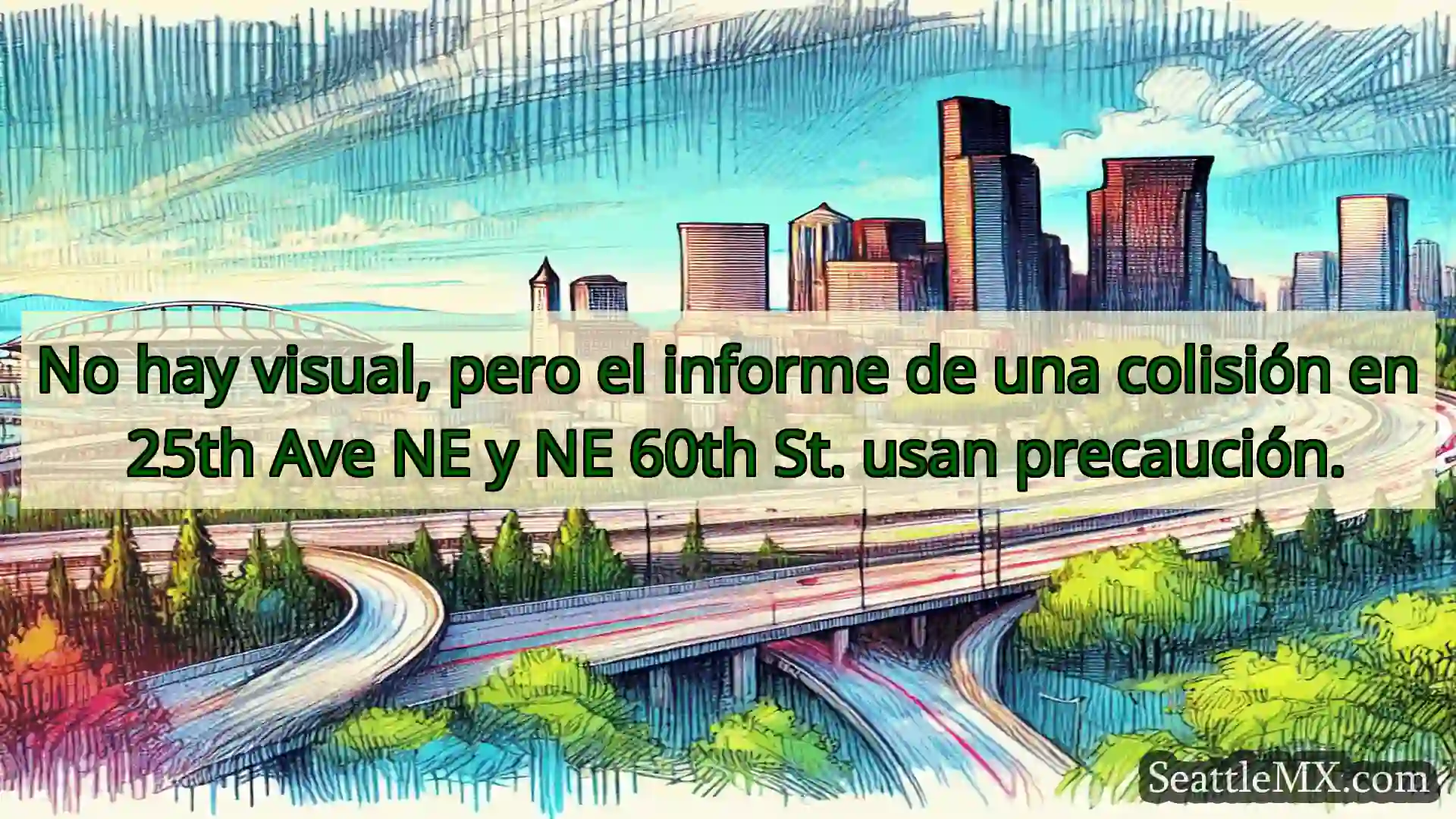Noticias de transporte de Seattle No hay visual, pero el informe de