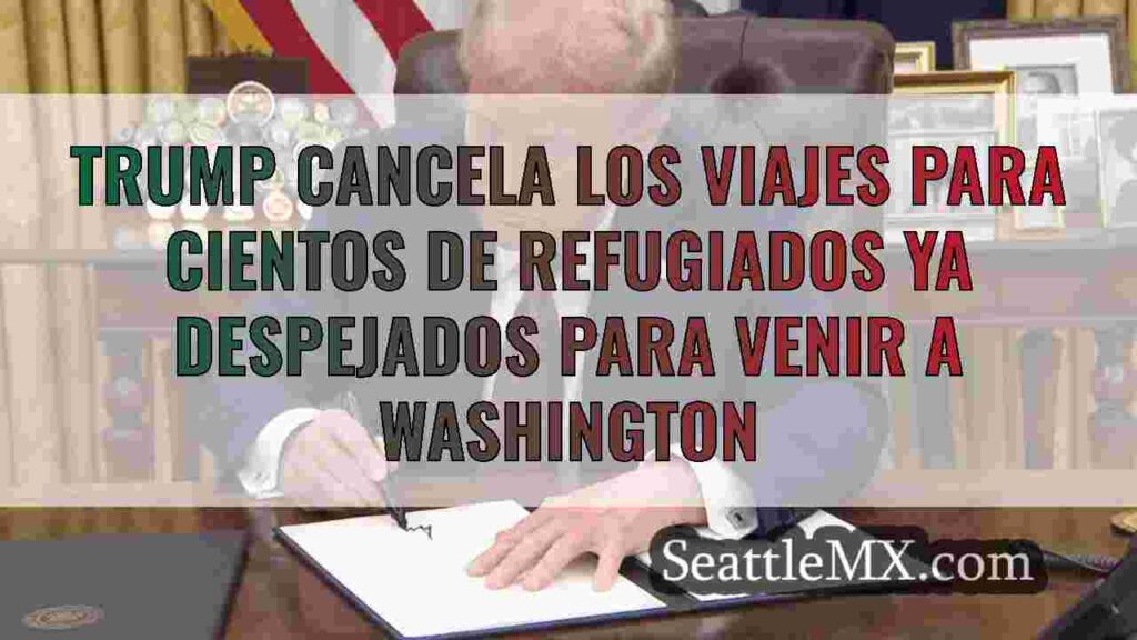 Trump cancela los viajes para cientos