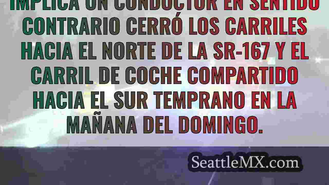Un conductor que circulaba en dirección