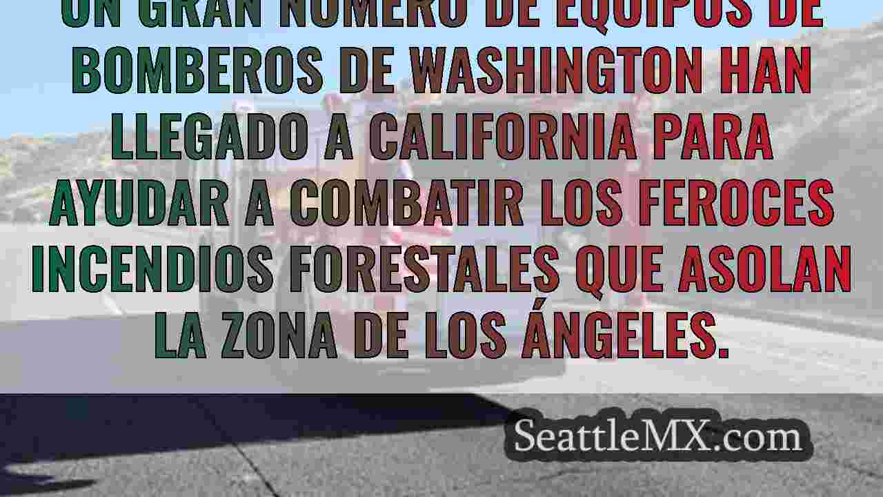 Los bomberos de Washington llegan a Los