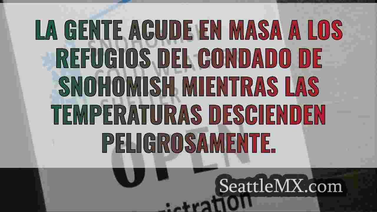 La gente acude en masa a los refugios