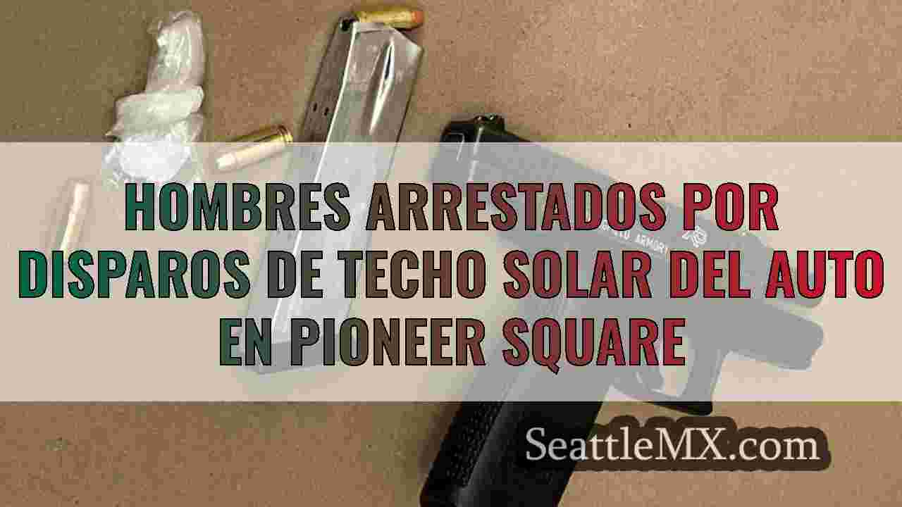 Hombres arrestados por disparos de