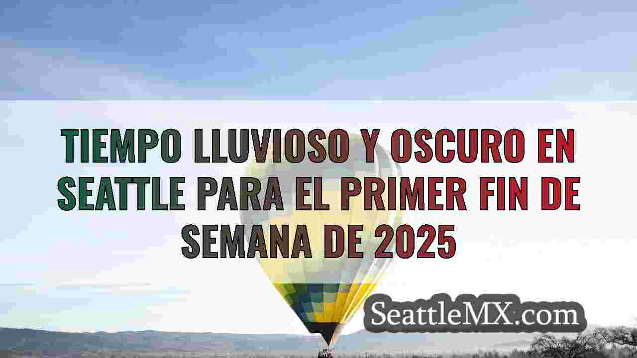 Tiempo lluvioso y gris en Seattle para