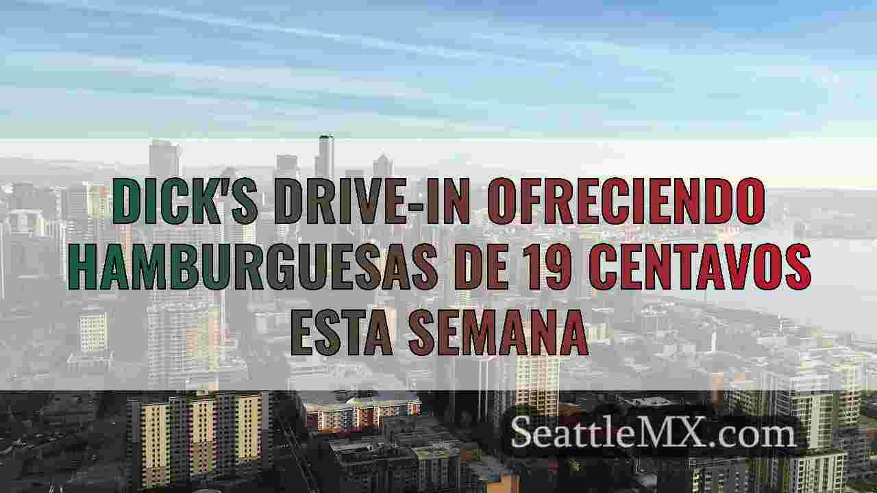 Dick's Drive-In ofreciendo hamburguesas