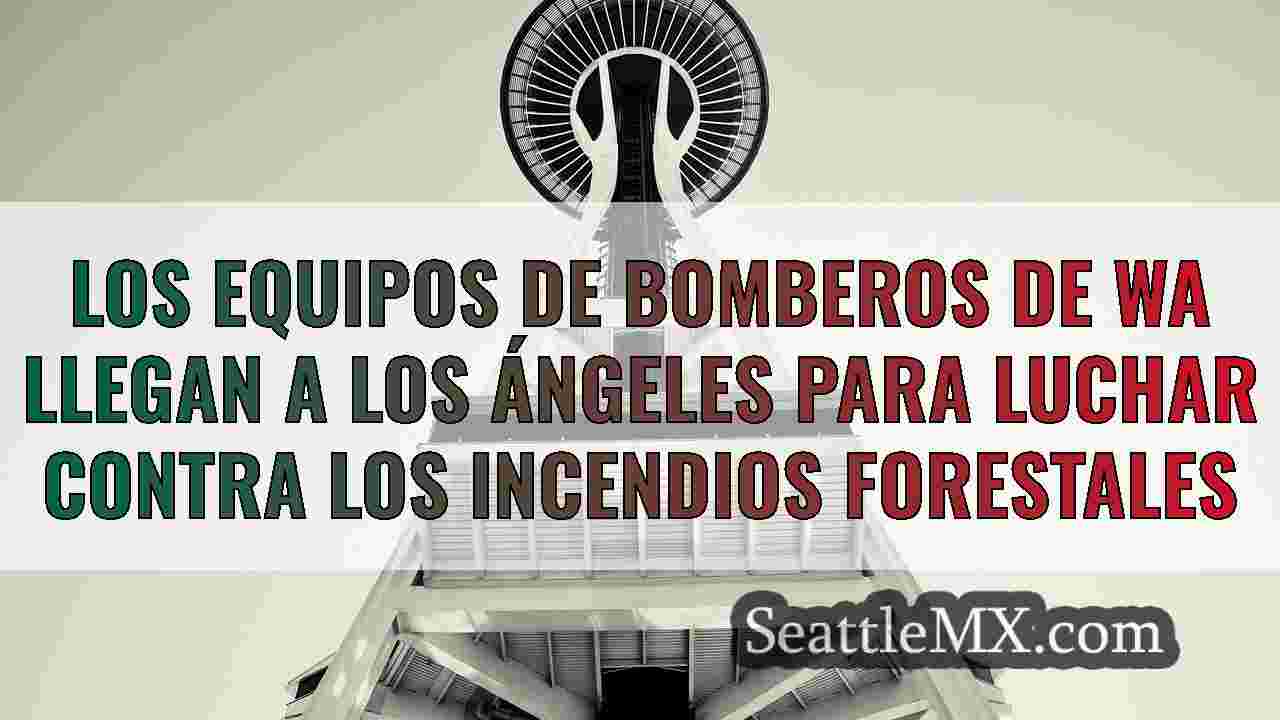 Los bomberos de Washington llegan al