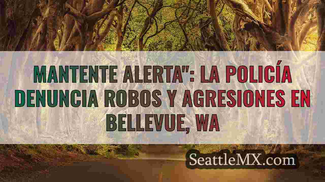 Mantente alerta: La policía denuncia